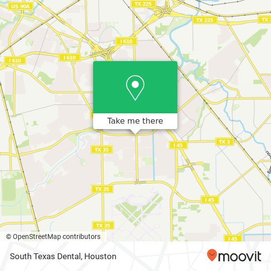South Texas Dental map