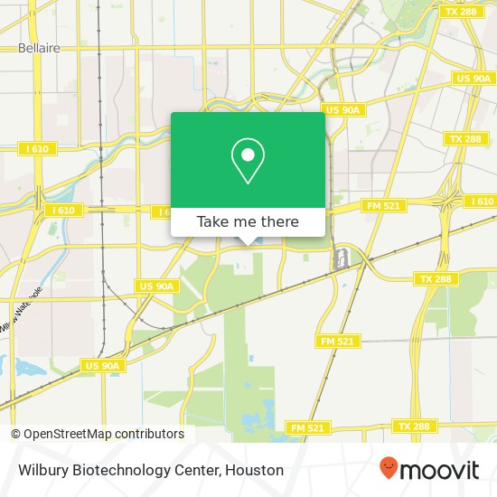 Mapa de Wilbury Biotechnology Center