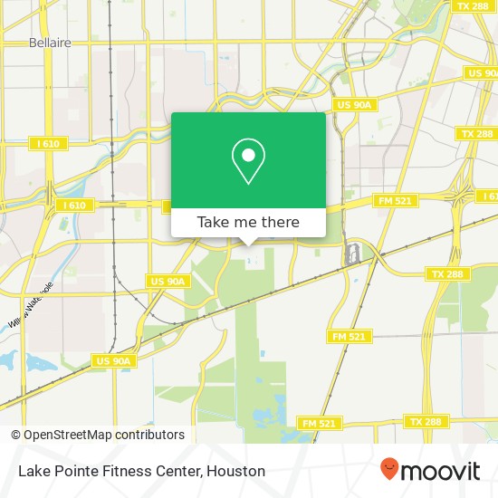 Mapa de Lake Pointe Fitness Center