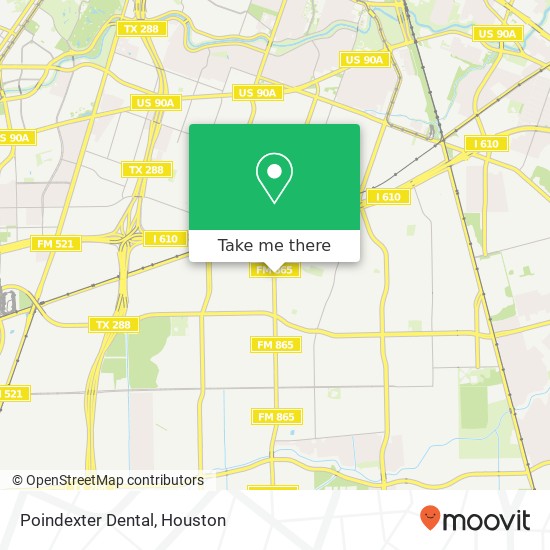 Mapa de Poindexter Dental