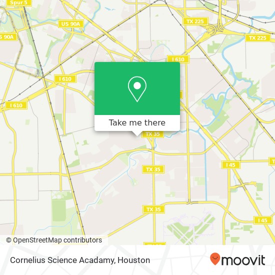 Mapa de Cornelius Science Acadamy