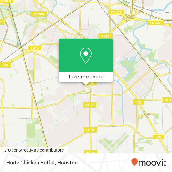 Mapa de Hartz Chicken Buffet