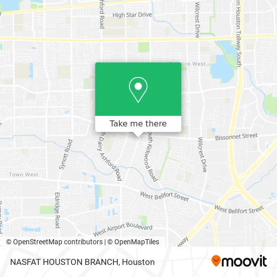NASFAT HOUSTON BRANCH map