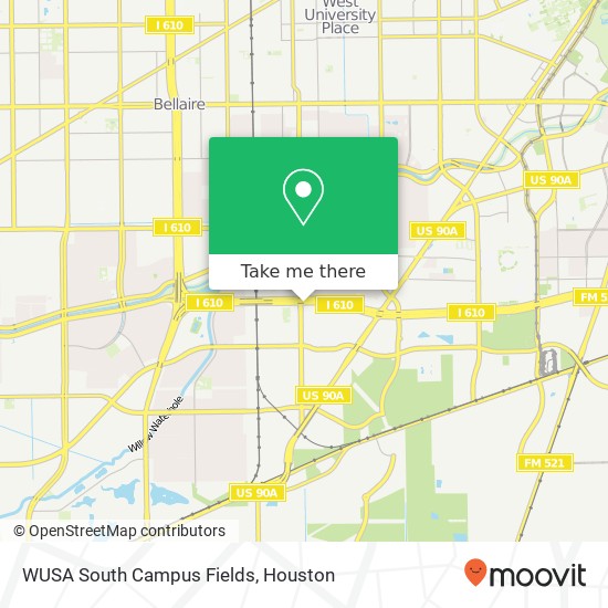 Mapa de WUSA South Campus Fields