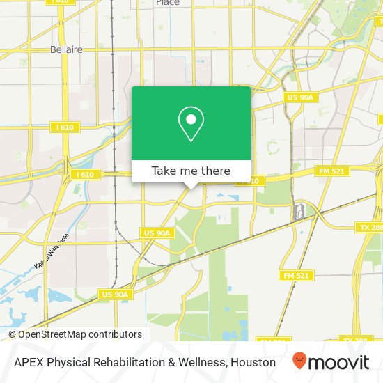 Mapa de APEX Physical Rehabilitation & Wellness