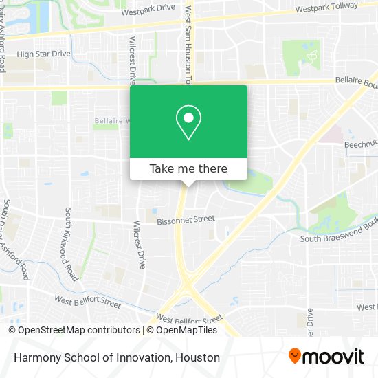 Harmony School of Innovation map