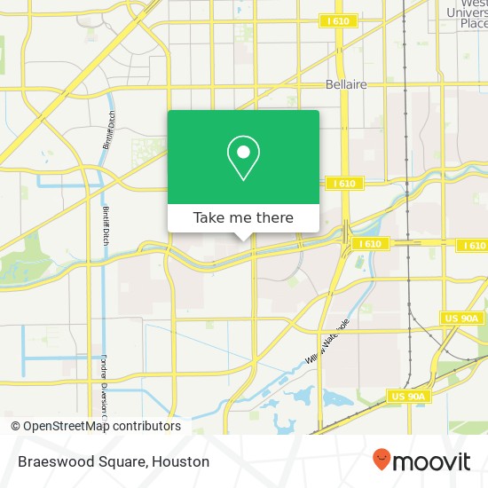 Mapa de Braeswood Square