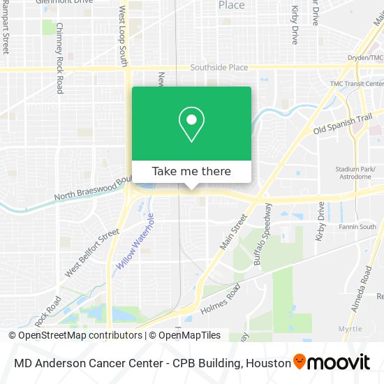 MD Anderson Cancer Center - CPB Building map