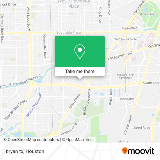 bryan tx map