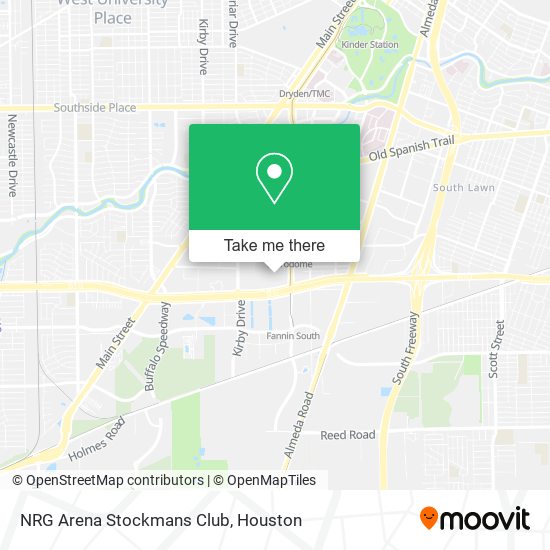 NRG Arena Stockmans Club map