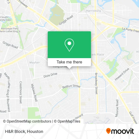 Mapa de H&R Block