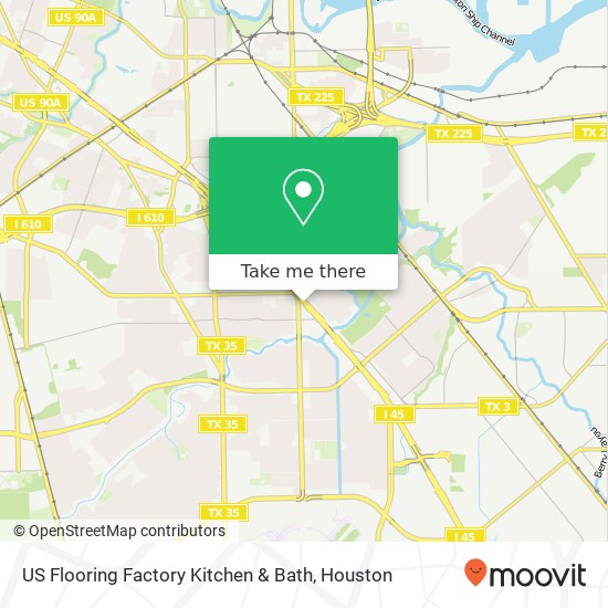 US Flooring Factory Kitchen & Bath map