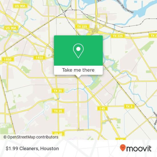 $1.99 Cleaners map