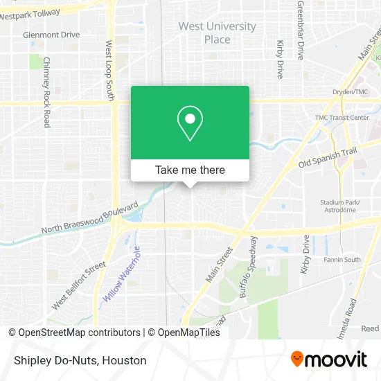 Shipley Do-Nuts map