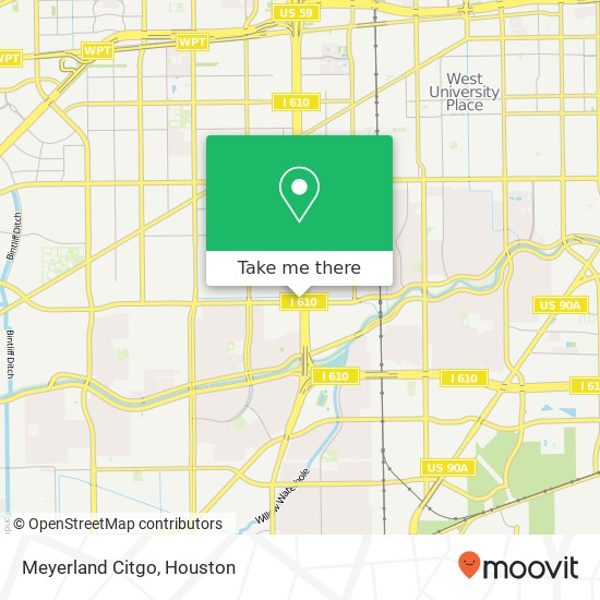 Meyerland Citgo map