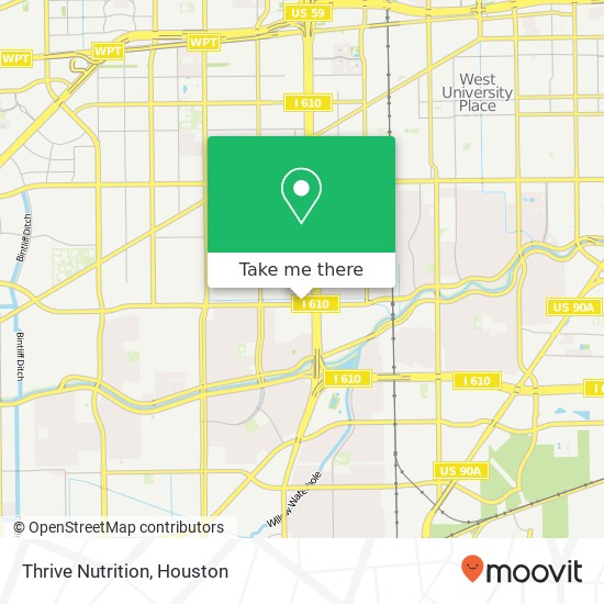 Mapa de Thrive Nutrition