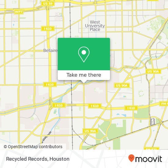 Recycled Records map