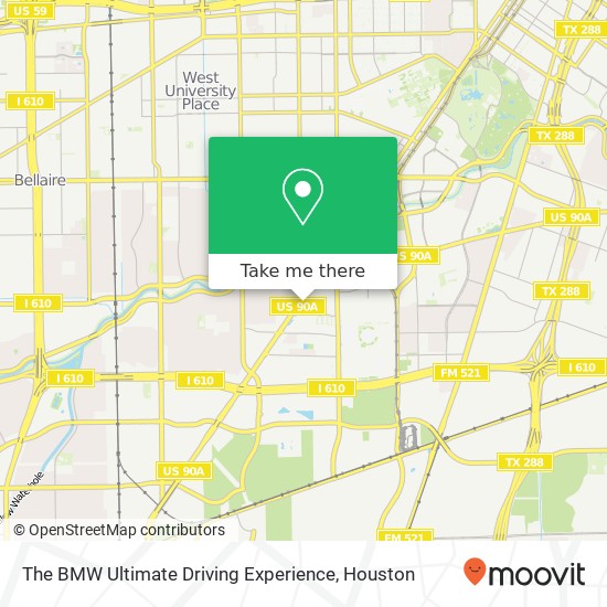 The BMW Ultimate Driving Experience map