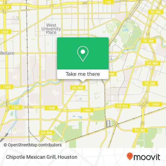 Mapa de Chipotle Mexican Grill