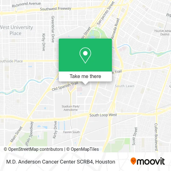 M.D. Anderson Cancer Center SCRB4 map