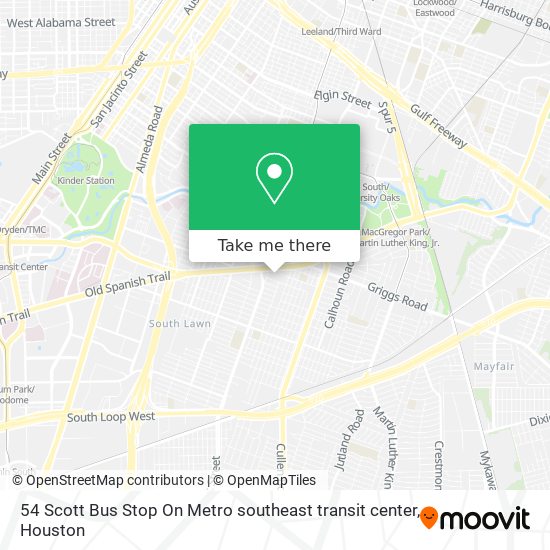 54 Scott Bus Stop On Metro southeast transit center map