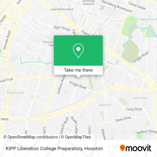 Mapa de KIPP Liberation College Preparatory