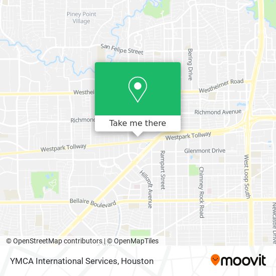 YMCA International Services map