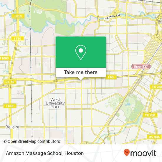 Amazon Massage School map