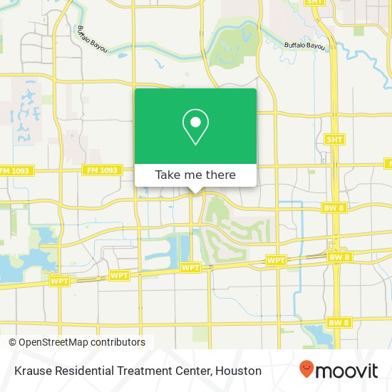 Krause Residential Treatment Center map