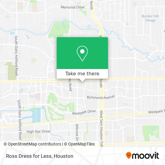 Ross Dress for Less map