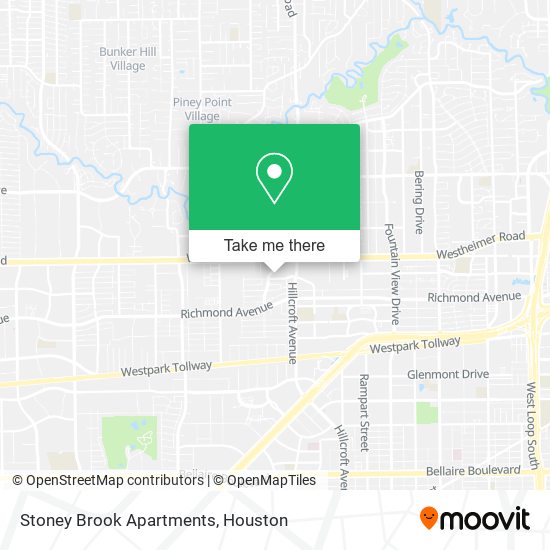 Mapa de Stoney Brook Apartments