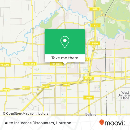 Auto Insurance Discounters map
