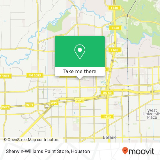 Sherwin-Williams Paint Store map