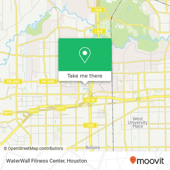 WaterWall Fitness Center map