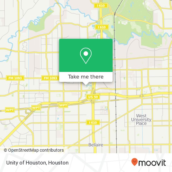 Unity of Houston map