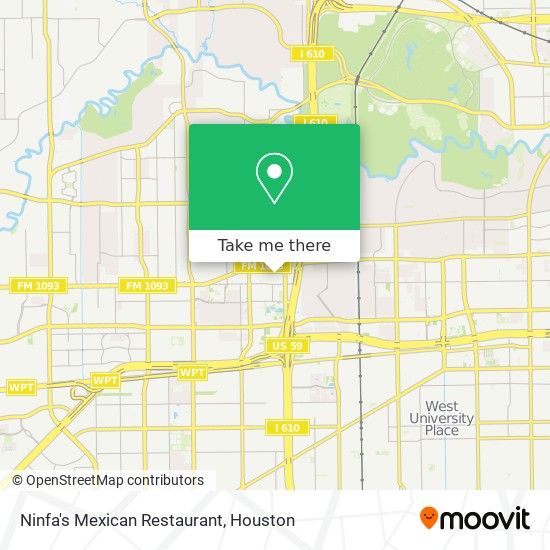 Ninfa's Mexican Restaurant map
