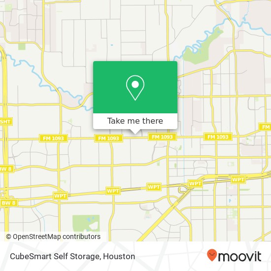 Mapa de CubeSmart Self Storage