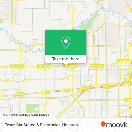 Texas Car Stereo & Electronics map