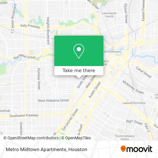 Mapa de Metro Midtown Apartments
