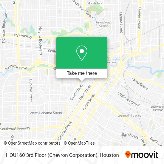 HOU160 3rd Floor (Chevron Corporation) map