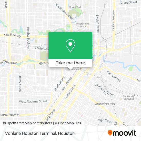 Vonlane Houston Terminal map