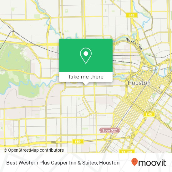 Best Western Plus Casper Inn & Suites map