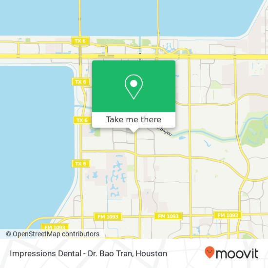 Impressions Dental - Dr. Bao Tran map