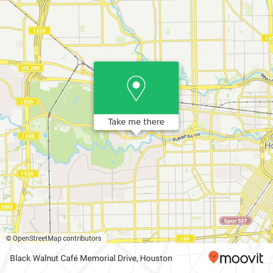 Black Walnut Café Memorial Drive map