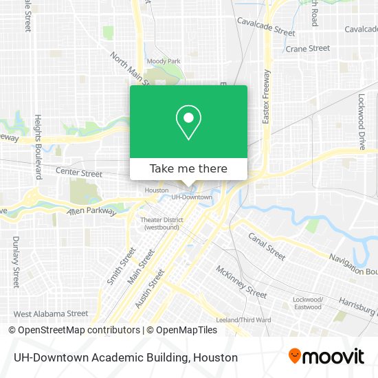 UH-Downtown Academic Building map