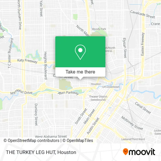 THE TURKEY LEG HUT map