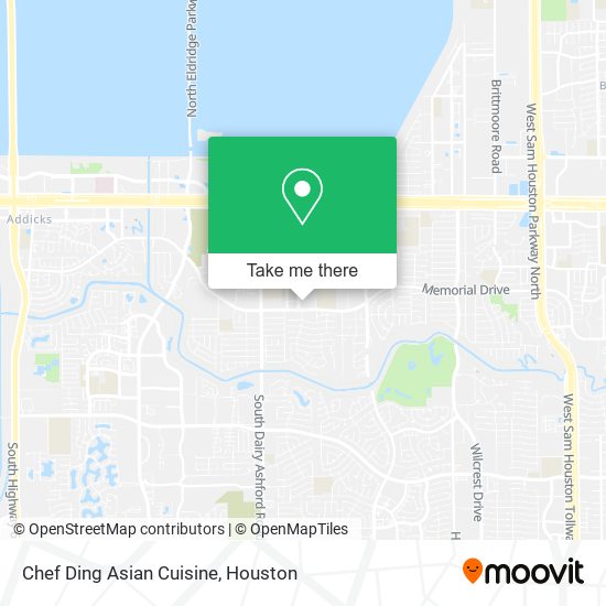 Mapa de Chef Ding Asian Cuisine