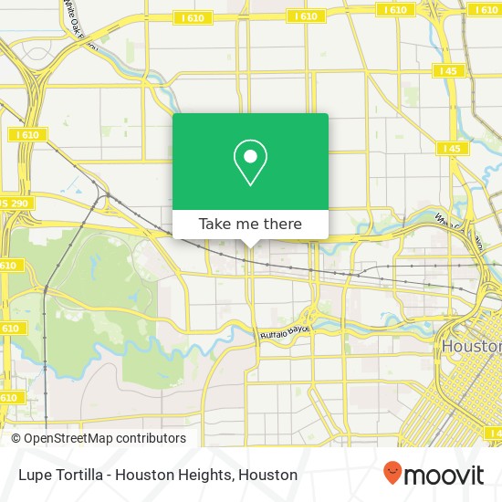 Lupe Tortilla - Houston Heights map