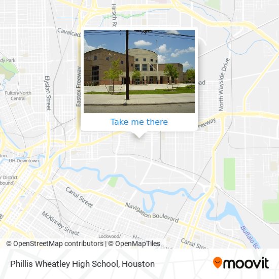 Phillis Wheatley High School map
