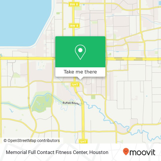 Mapa de Memorial Full Contact Fitness Center